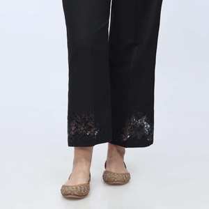 กางเกงสีกากีปักสีดำของผู้หญิงคอลเลกชัน PW3598 - Product Image 3