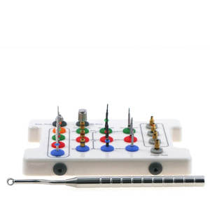 Implant Screw Removal Dental Surgical Kit Precision <b>Guide</b> <b>Drill</b> Instruments for Broken Prosthetic Screw Extraction - Product Image 6