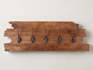 Premium Metal <b>Hook</b> With Wooden Base Perfect For Minimalist Home Decorative Storage And Practical Organization - Product Image 5