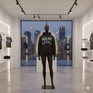 Sweat-shirt à capuche ample en coton 100% 420GSM, impression graphique DTG, style streetwear personnalisé, pour homme. - Product Image 1