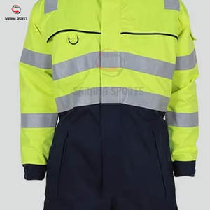 Vêtements de travail de haute qualité en gros, combinaisons de sécurité, vêtements résistants au feu et aux produits chimiques, combinaison professionnelle respirante, combinaisons de travail - Product Image 4