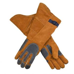 Heavy Duty Mig Welding Leather Gloves <b>Heat</b> Resistant Kevlar Stitched Fireproof Welders Protection Gloves USA Market - Product Image 4