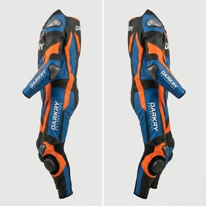 Traje de Cuero Personalizado para Motociclismo de Carreras, Equipo de Protección para Motociclistas, Fabricante OEM, Guantes y Botas al por Mayor - Product Image 3