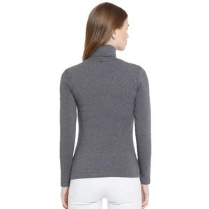Sweat-shirt en coton tricoté à la main pour femme, respirant, de haute qualité, coupe ajustée, col châle, prix abordable - Product Image 4