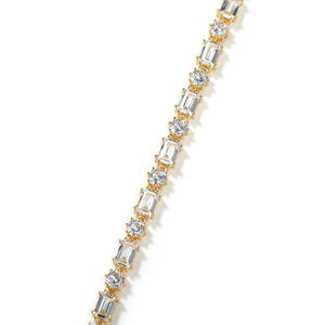 Luxury <b>Iced</b> <b>Out</b> Moissanite Diamond Bracelet Cuban <b>Chain</b> Hip Hop Jewelry for Concerts and Stage Performance Available for Sale - Product Image 2