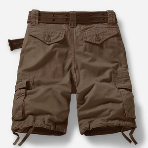 Men's Summer Gym Outdoor Waterproof Casual <b>Cargo</b> Shorts Quick Dry Multi Pocket Elastic <b>Work</b> Trousers Male Tactical Shorts - Product Image 5