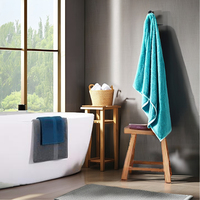 Ensemble de serviettes de bain en coton turc à séchage rapide de luxe 4 pièces Serviette de gros écologique durable