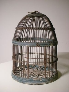 Cage à oiseaux en métal, grande cage pour oiseaux, cages de vol pour animaux de compagnie avec support à roulettes - Product Image 4