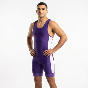 Premium Quality Men's Wrestling Singlet Breathable Sublimation Wrestling Singlet Custom OEM Wrestling Singlet with Team Logo - Product Image 1