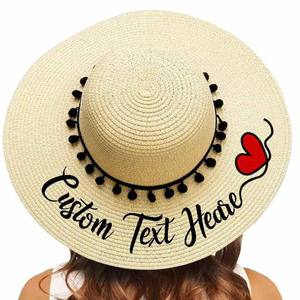 Chapeau de soleil en paille à large bord pour femme, pliable, idéal pour la plage, les voyages et les vacances, protection solaire, vente en gros - Product Image 3