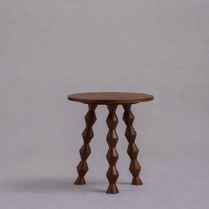Decor Corner - Mesa de centro antigua de madera maciza, mesa auxiliar, soporte para flores, mueble para sala de estar, balcón o sofá - Product Image 2