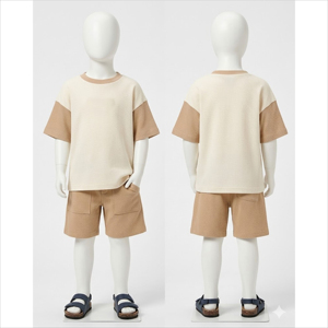 Conjunto de Pantalones Cortos Personalizados con Logotipo para Hombres, Mujeres y Niños, Ropa Casual de Moda Urbana, Pantalones Cortos de Dos Piezas, Diseños de Verano - Product Image 4