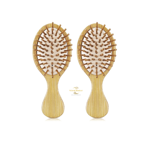 Cepillo de Pelo de Bambú Hecho a Mano, Cepillo de Madera Ecológico y Natural con Púas de Bambú para el Cuidado del Cabello - Product Image 1