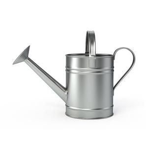 High Quality Iron Metal Watering Cane Silver Finished Flower Planter <b>Holder</b> Usage for Home Outdoor <b>Garden</b> Supplies Water Cans - Product Image 1