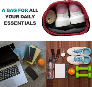 2026 Drawstring <b>Backpack</b> Gym Sports Bag With Front Zipper Pocket And Inner Pocket String <b>Backpack</b> - Product Image 4