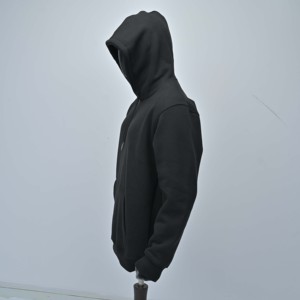 Sweat à capuche oversize en molleton bouclette pour homme – Modèle été avec poche kangourou, poignets côtelés, séchage rapide, tendance - Product Image 5