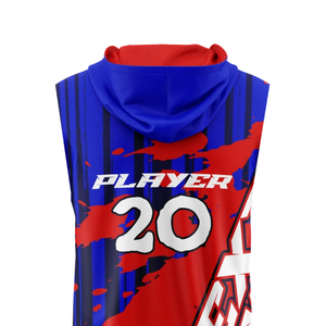 Camiseta de Fútbol 7v7 para Niños, Diseño Sublimado con Capucha y Sin Mangas, Personalizable con Nombre de Equipo y Número de Jugador, Ropa Juvenil - Product Image 4