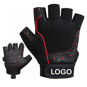 Guantes de Cuero Originales de Media Mano de la Mejor Calidad de Pakistán para Hombres y Mujeres, Diseño Suave para Gimnasio, Deportes al Aire Libre, Ciclismo y Motociclismo - Product Image 1