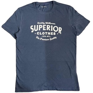 T-shirt décontracté à manches courtes pour homme avec sérigraphie 100% coton pour homme - Product Image 1