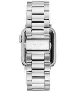 Cinturino uomo in acciaio inox color argento compatibile con orologio Apple Ultra da 42mm, 44mm, 45mm, Ultra2 | Vince Camuto - Product Image 3