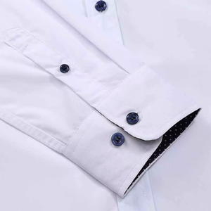 Chemise en jean à carreaux foncés de qualité supérieure, tendance, avec fermeture boutonnée, pour homme, logo personnalisé, été - Product Image 3
