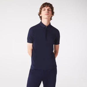 Polo Personalizado con Logotipo Bordado para Hombre, Secado Rápido, 220GSM, Corte Ajustado, Ropa Deportiva de Golf, Pedido al por Mayor OEM - Product Image 1