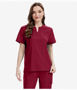 ชุดยูนิฟอร์มพยาบาลแบบเรียบง่าย ทนทาน พร้อมเครื่องประดับและอุปกรณ์เสริม  รับสั่งทำพร้อมปักโลโก้ - Product Image 1