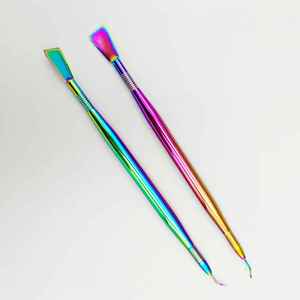 Christmas Professional Stainless Steel Eyelash Separator <b>Lash</b> Lift Tool with <b>Comb</b> Lifting Tool In Custom Colors For Bulk Orders - Product Image 1