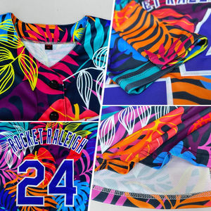 Uniforme Personalizado de Béisbol con Camiseta y Pantalones Cortos, Uniforme Deportivo para el Día del Partido, Venta al Por Mayor OEM, Antibacteriano, 100% Poliéster - Product Image 2