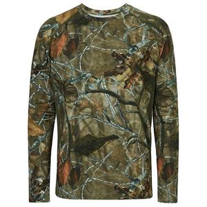 T-shirts de camouflage à manches courtes respirants en coton 100% de haute qualité, coupe régulière, motif camouflage Bottomland pour la chasse et la pêche - Product Image 5