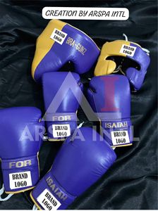 Juego de Boxeo Profesional de Primera Calidad, Estilo Ganador, Fabricado en Fábrica, Cuero Vacuno, 2 Colores, Juego de Sparring de Boxeo - Product Image 3