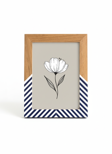 Wood Grain Vertical Photo <b>Frame</b> 24x36 Inch Minimalist Design Glossy Finish Tabletop Display for Home Decor and Gifts - Product Image 2