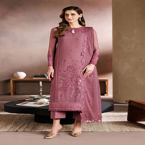 Vestido shalwar kameez de 3 piezas para mujer, diseño pakistaní, vestido de 3 piezas para mujer, ropa de 3 piezas para mujer - Product Image 1