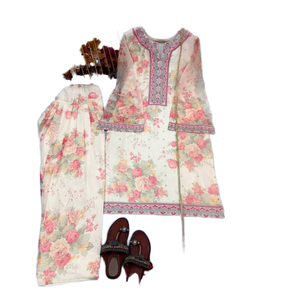 Conjunto Elegante de Fiesta para Mujer, Top y Palazzo con Dupatta para Ocasiones Formales - Product Image 1