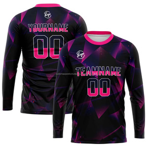 เสื้อยืดแขนยาวพิมพ์ซับลิเมชันสำหรับผู้ชายใส่สบายสั่งพิมพ์เครื่องแต่งกายจำนวนมาก - Product Image 2