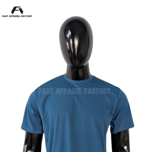 เสื้อยืดคอกลมผู้ชายแบบพื้นฐาน ผลิตจากผ้าฝ้าย ระบายอากาศได้ดี น้ำหนักเบา สวมใส่สบาย ทนทาน ตะเข็บเสริมความแข็งแรง พร้อมตราสินค้า - Product Image 3