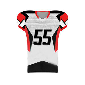 Conjunto de Uniforme de Fútbol Americano para Hombre, Sublimado, sin Mangas, Cuello en V, Transpirable, de Secado Rápido, con Malla - Product Image 3