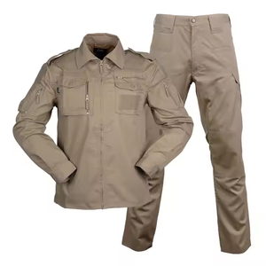 Uniformes Tácticos para Hombre y Mujer, Transpirables, de Lona, Resistentes a las Arrugas, Color Caqui, Camuflaje, Servicio OEM Personalizable, Entrenamiento Táctico - Product Image 4
