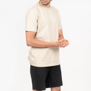 T-shirt en coton à manches courtes, coupe ample, effet délavé, pour homme, style décontracté, nouvelle arrivée, 100% coton, coupe ample - Product Image 4
