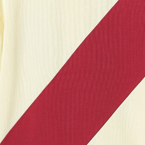Camiseta Polo Personalizada DST Sorority para Mujer, Diseño de Bloques de Color Diagonales en Marrón Crema, Escudo Bordado - Product Image 6