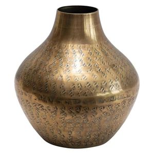 Jarrón Metálico Elegante para Decoración del Hogar con Apariencia Moderna - Product Image 1