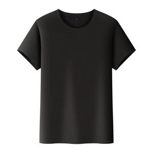 T-shirt en coton uni pour homme, décontracté, doux, à manches courtes, col rond, léger, mode estivale, t-shirt basique - Product Image 5