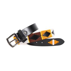 Ceinture en cuir marron brodée personnalisée 2025 pour homme et femme avec boucle en alliage – Design écologique sur mesure - Product Image 6