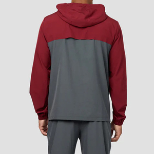 Ensemble de survêtement coupe-vent en nylon et polyester de haute qualité, réfléchissant et léger, avec pantalon de jogging, vêtements de sport personnalisés, conception OEM, ensemble pour homme - Product Image 3