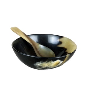 Luxury Handmade Genuine Ox Horn <b>Bowl</b> Eco-Friendly and Polished for Dinner Parties Top Seller Kitchen Dinnerware - Product Image 2