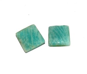 Natural Amazonite Square <b>Rose</b> Cut Amazonite loose gemstone <b>Top</b> Quality Ring & Earrings Jewelry Making <b>Rose</b> cut High Custom - Product Image 1