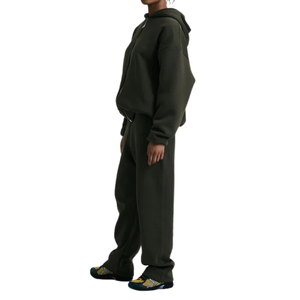 Sudadera con Capucha Verde para Hombre Pak Muntaha Impex, Corte Holgado, Informal, de Felpa, Tejida, para Otoño, 100% Algodón, Marca Privada - Product Image 3