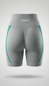 Shorts Deportivos de Cintura Alta para Mujer, Transpirables, de Secado Rápido, Ecológicos, para Yoga, Gimnasio, Fitness, con Efecto Levanta Glúteos, Nailon/Algodón - Product Image 5