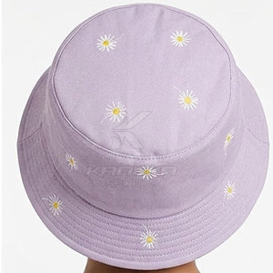 Bucket <b>Hat</b> Durable Design High Quality 100% Cotton Breathable Unisex Summer Outdoor Fashion Casual Wear - Product Image 2