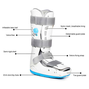 Botte <span class=keywords><strong>de</strong></span> marche pneumatique pour adulte, protection et rééducation du tendon d'Achille, pour la récupération des entorses et fractures <span class=keywords><strong>de</strong></span> la cheville - Product Image 3